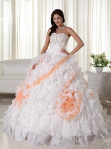 Ball Gown Quinceanera Dress With Appliques Decorate Waist In Carmel California