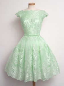 Scalloped Cap Sleeves Lace Court Dresses for Sweet 16 Lace Lace Up