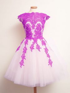 Cheap Multi-color Sleeveless Mini Length Appliques Lace Up Dama Dress