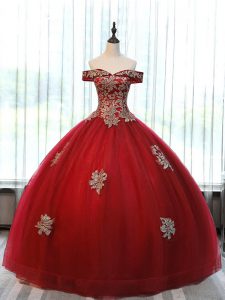 Sleeveless Beading and Appliques Lace Up Quinceanera Gowns