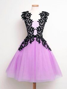Fantastic Straps Sleeveless Tulle Dama Dress for Quinceanera Lace Lace Up