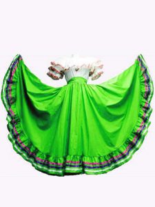 Vintage Green Ball Gowns Taffeta Off The Shoulder Short Sleeves Ruffled Layers Floor Length Lace Up 15th Birthday Dress