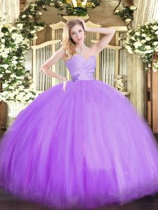 Superior Sweetheart Sleeveless Tulle 15 Quinceanera Dress Beading Lace Up