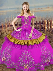 Fine Floor Length Ball Gowns Sleeveless Purple Quinceanera Gown Lace Up