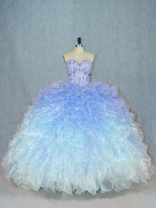 Stylish Ball Gowns Sleeveless Multi-color 15 Quinceanera Dress Lace Up