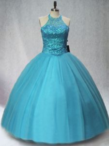 Cheap Sleeveless Beading Lace Up Sweet 16 Quinceanera Dress