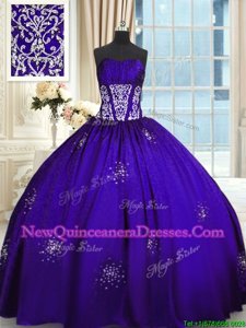 Popular Sleeveless Lace Up Floor Length Beading and Appliques and Ruching Quinceanera Gowns