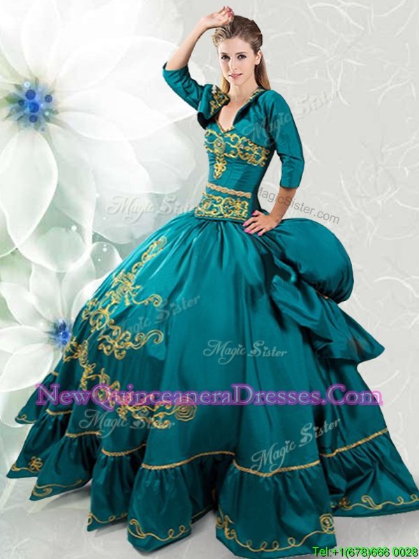 Adorable Sleeveless Beading and Embroidery Lace Up Sweet 16 Dress